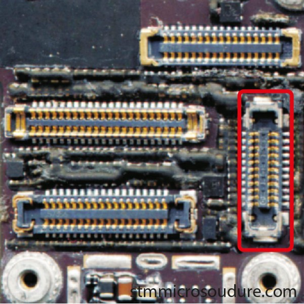 Réparation connecteur FPC bouton home iPhone 6S