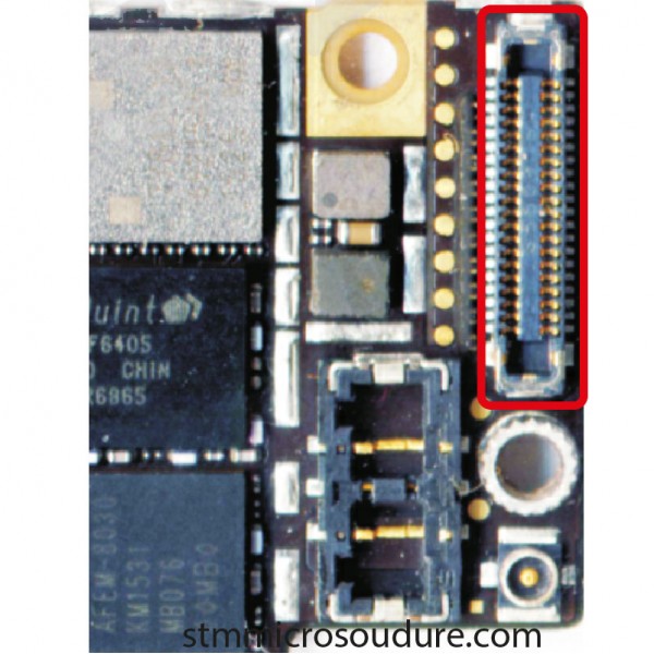 Réparation connecteur FPC charge iPhone 6S plus