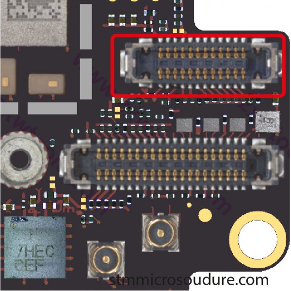 Réparation connecteur FPC bouton home iPhone 7