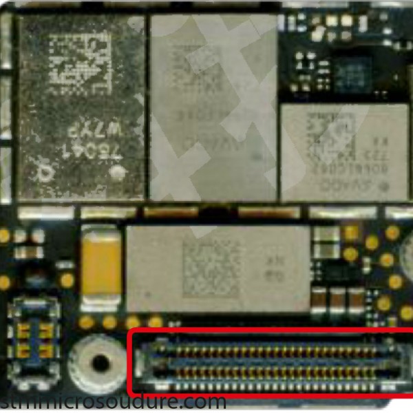 Réparation connecteur FPC charge iPhone 8