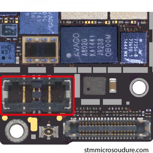 Réparation connecteur FPC batterie iPhone 6